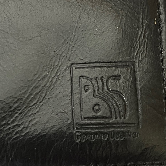 Bulls Generation Rare Vintage 1990s Men’s Genuine Leather Black Bi-Fold Wallet - Picture 9 of 9
